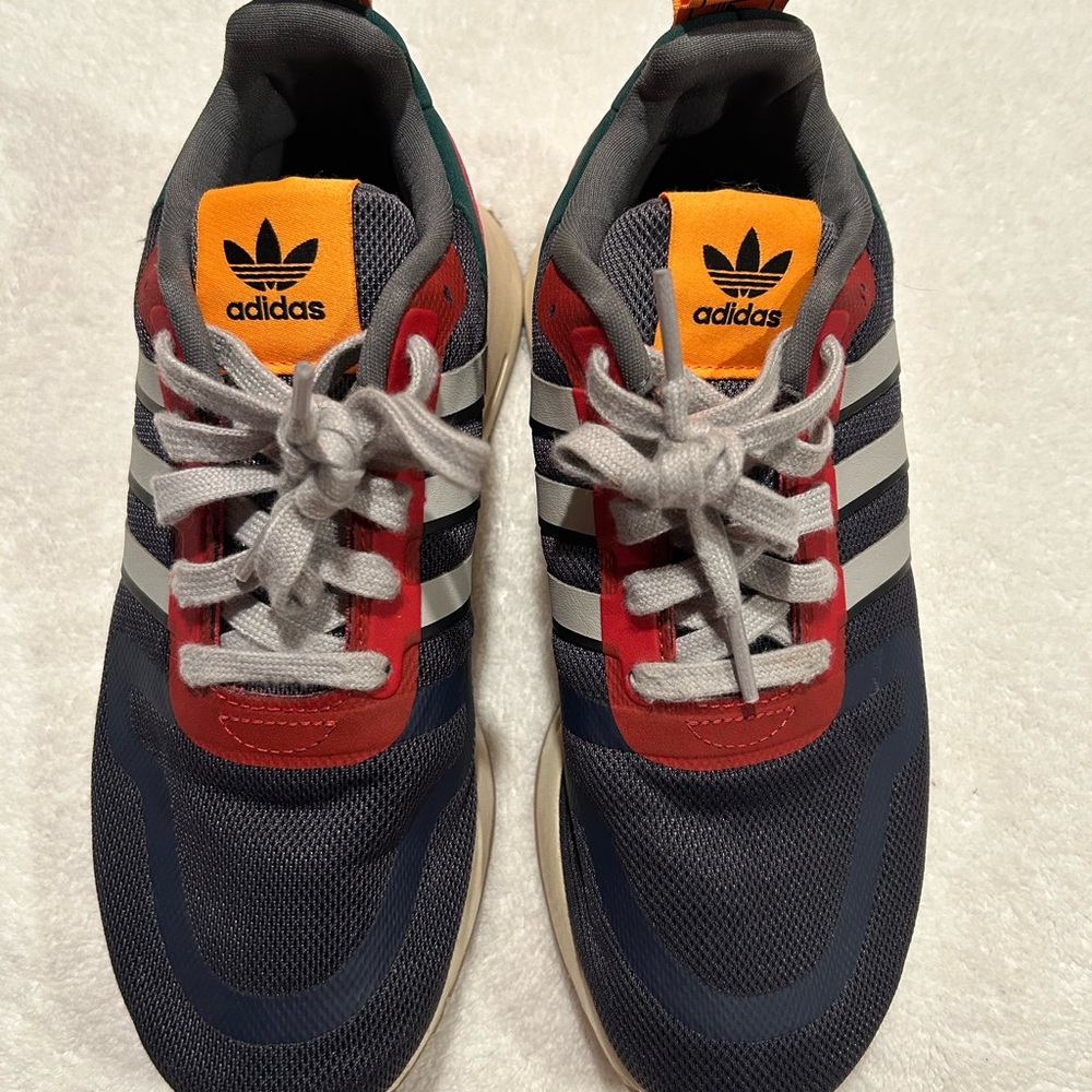 Adidas Red and Blue Sneakers